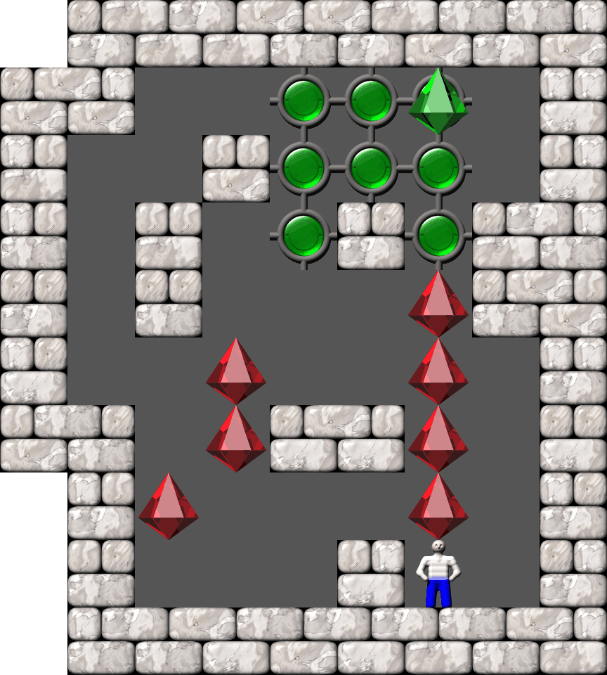 Sokoban Grigr Star level 17